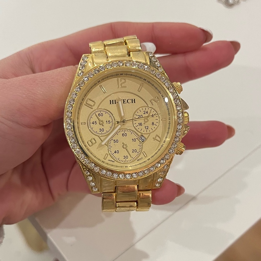 Gold Metal Watch